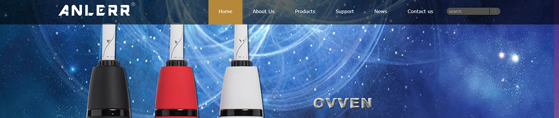 ANLERR网站设计图 优游国际网络网站案例