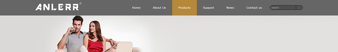 ANLERR网站设计图 优游国际网络网站案例